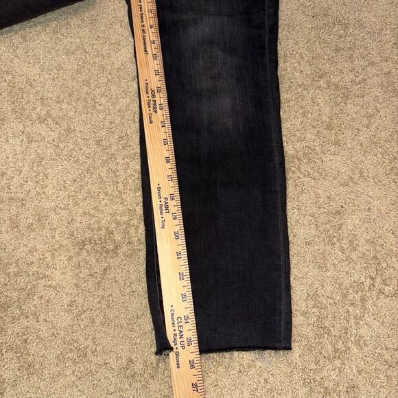 Edwin Bree Slim straight washed‎ black raw hem denim jeans size 31 - Picture 3 of 10